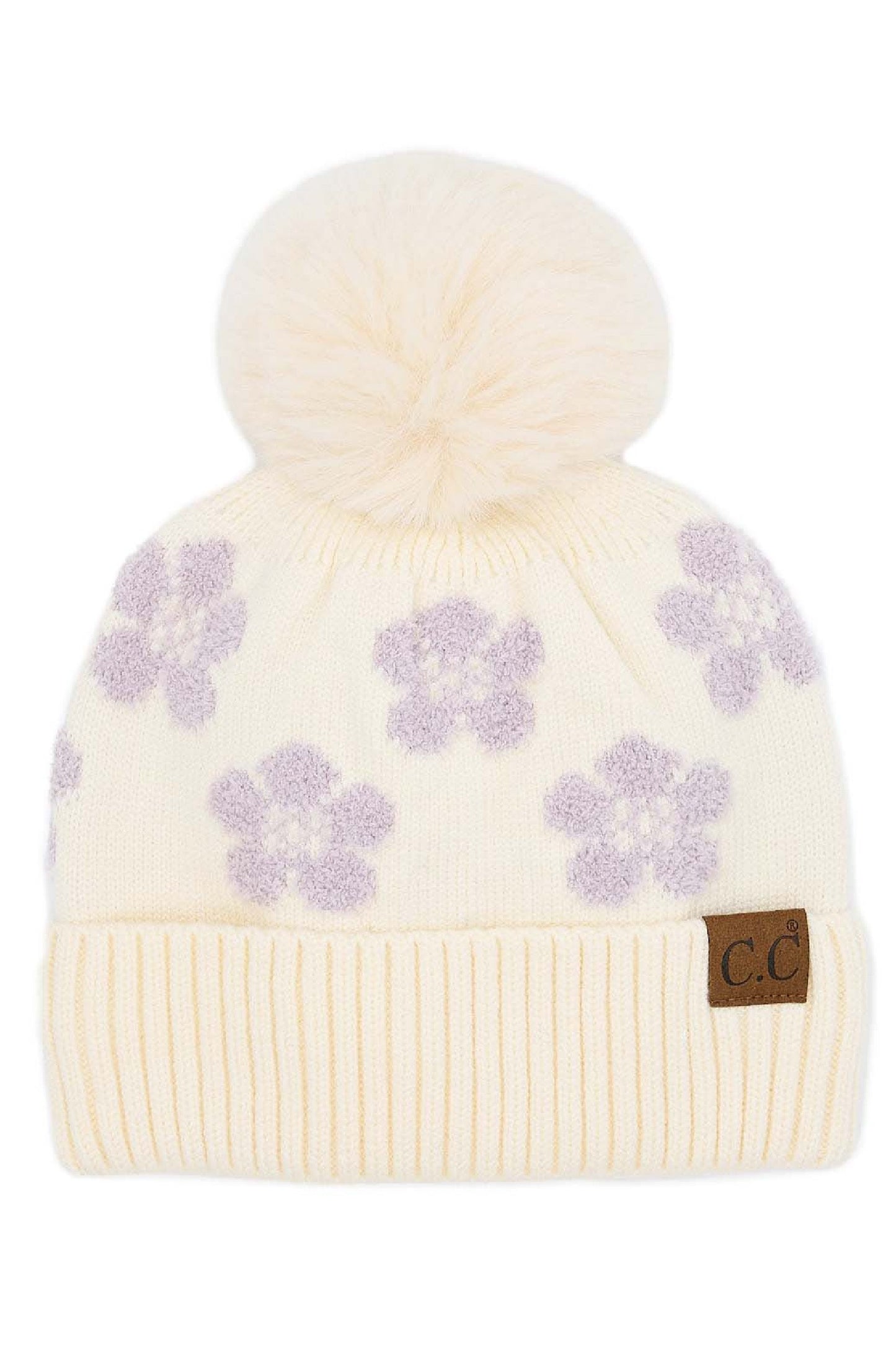 CC Chenille Daisy Beanie