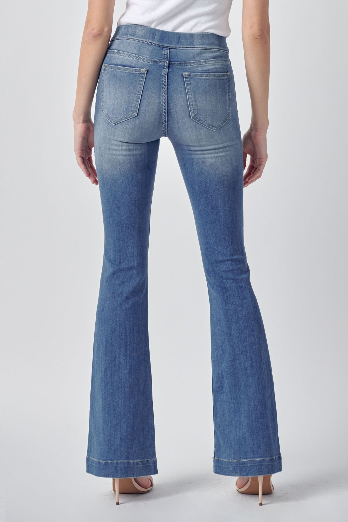 Jessi Medium Wash Flare Jeggings