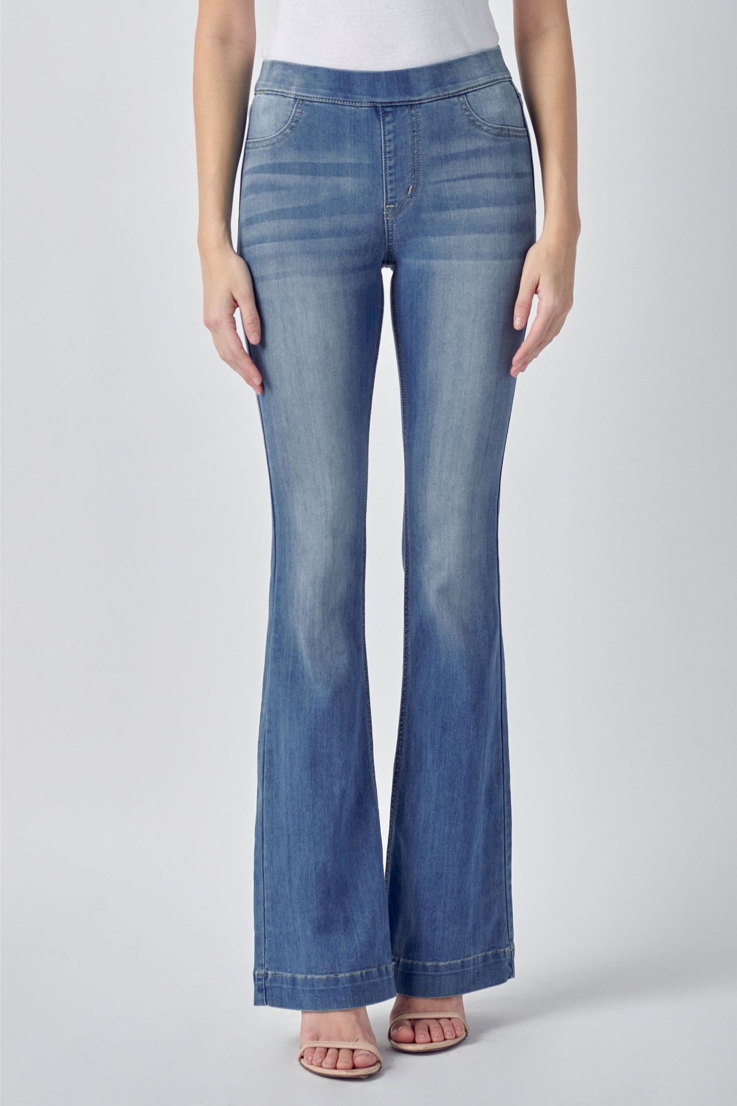 Jessi Medium Wash Flare Jeggings