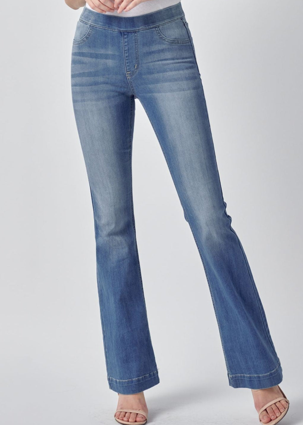 Jessi Medium Wash Flare Jeggings