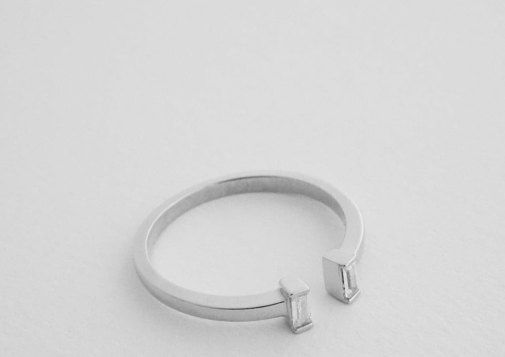 Stevie Adjustable Baguette Ring