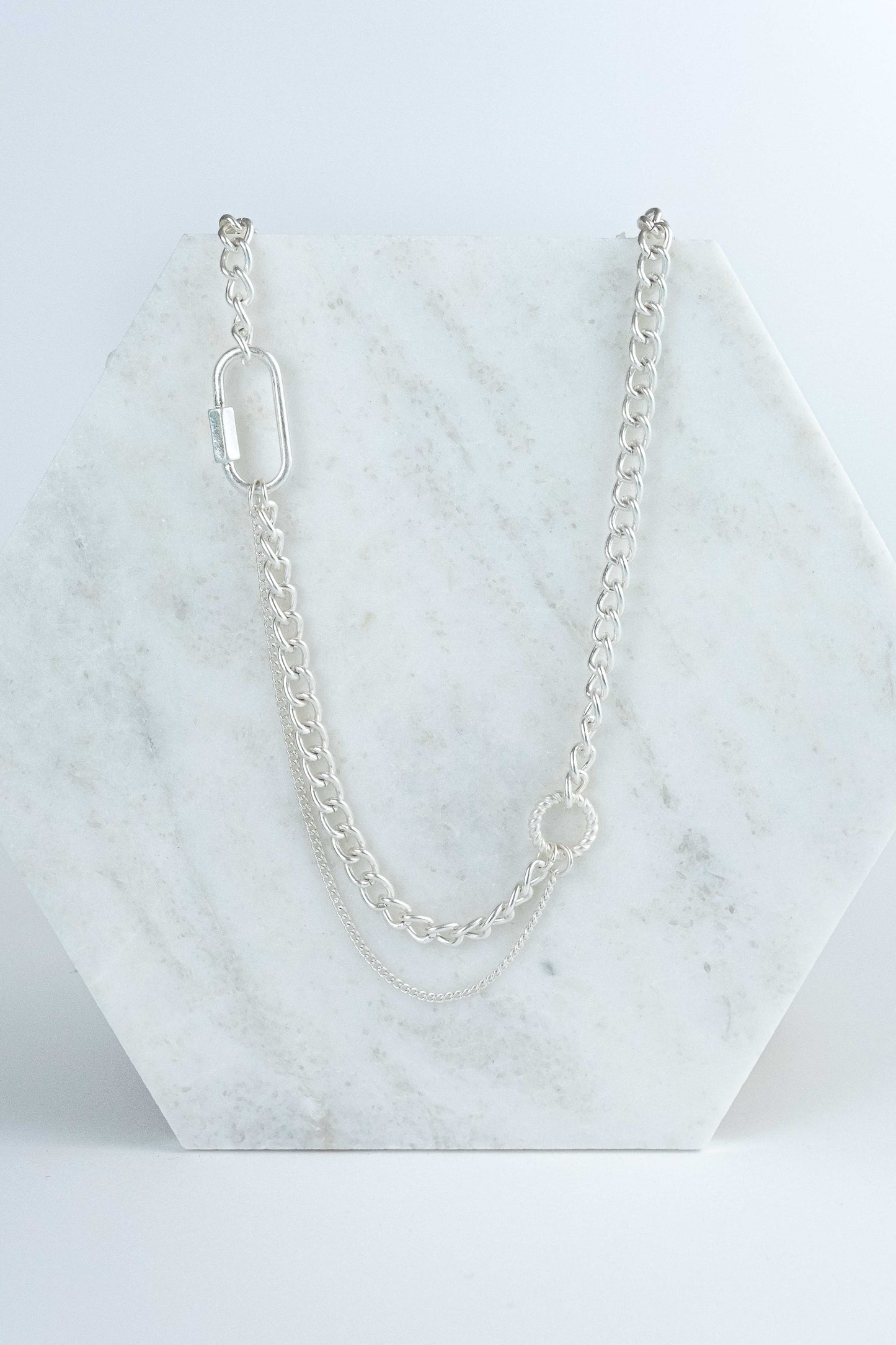 Lucille Necklace - Silver