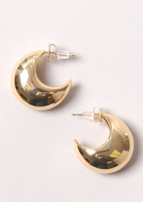 Kendall Gold-Dipped Post Earring