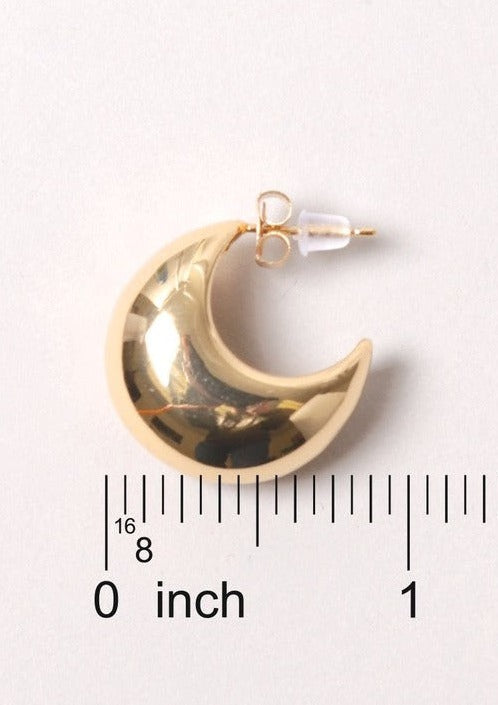 Kendall Gold-Dipped Post Earring