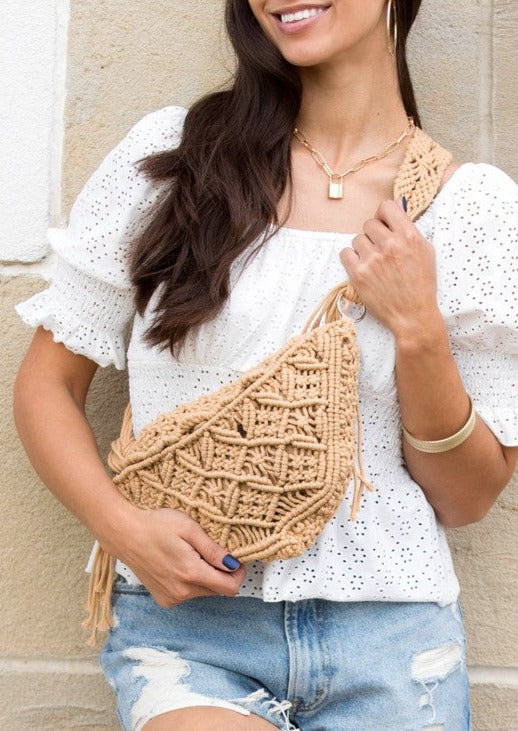 Macrame Sling Bag