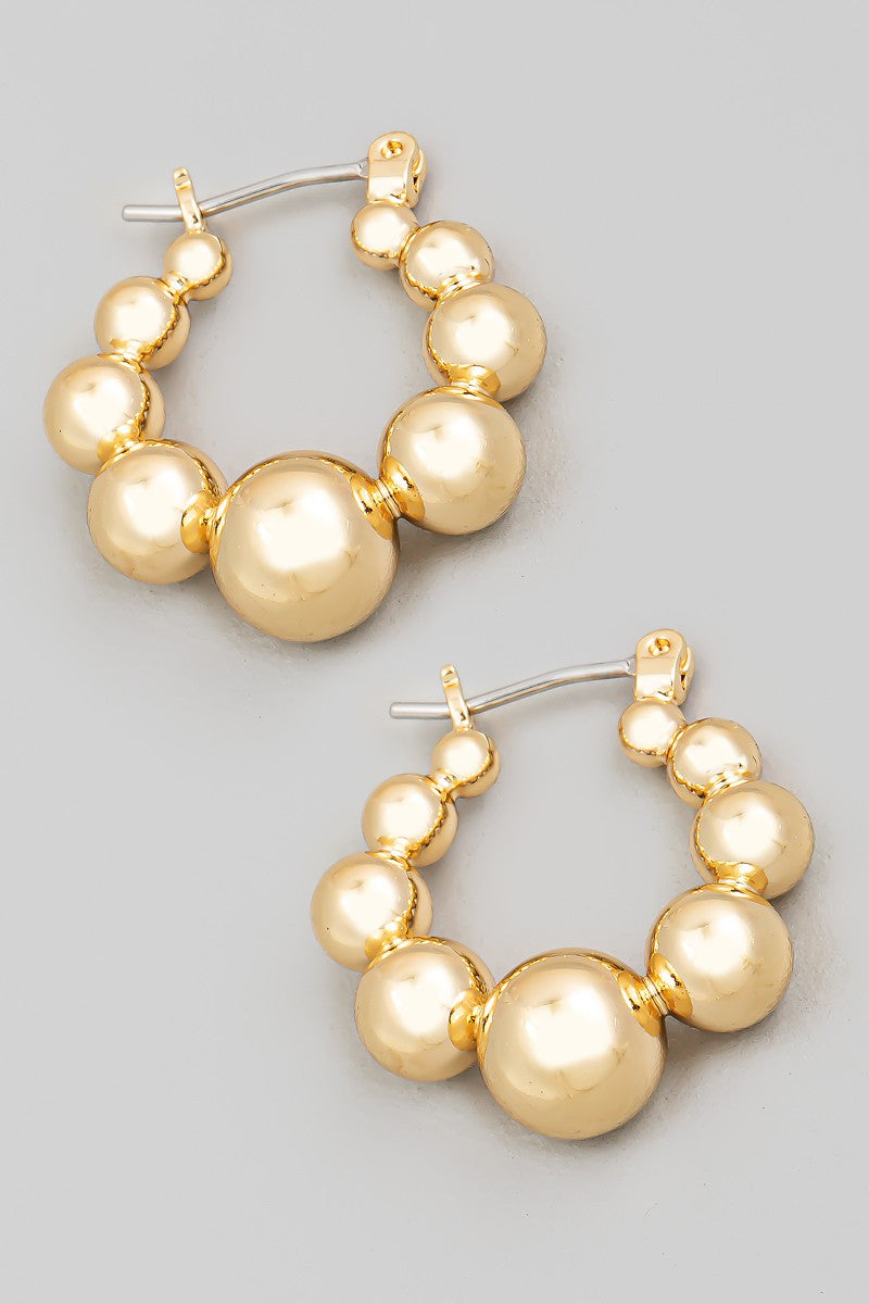 Blair Beaded Hoop Earrings