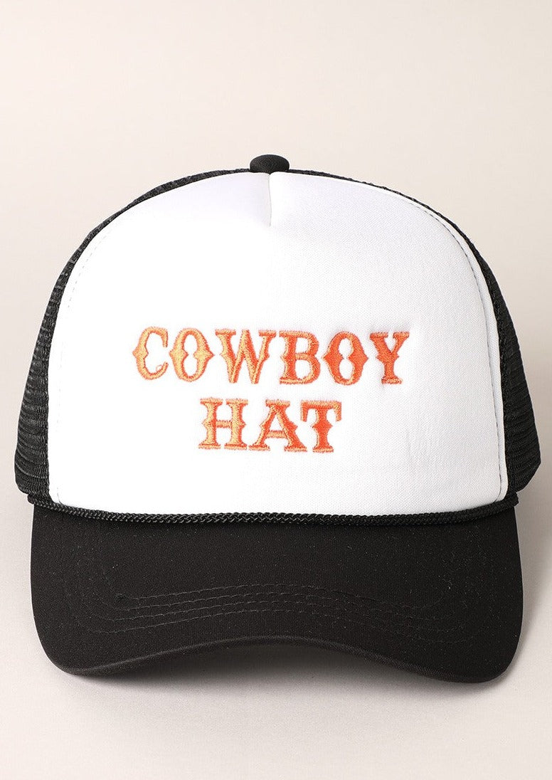 Cowboy Trucker - Black + White