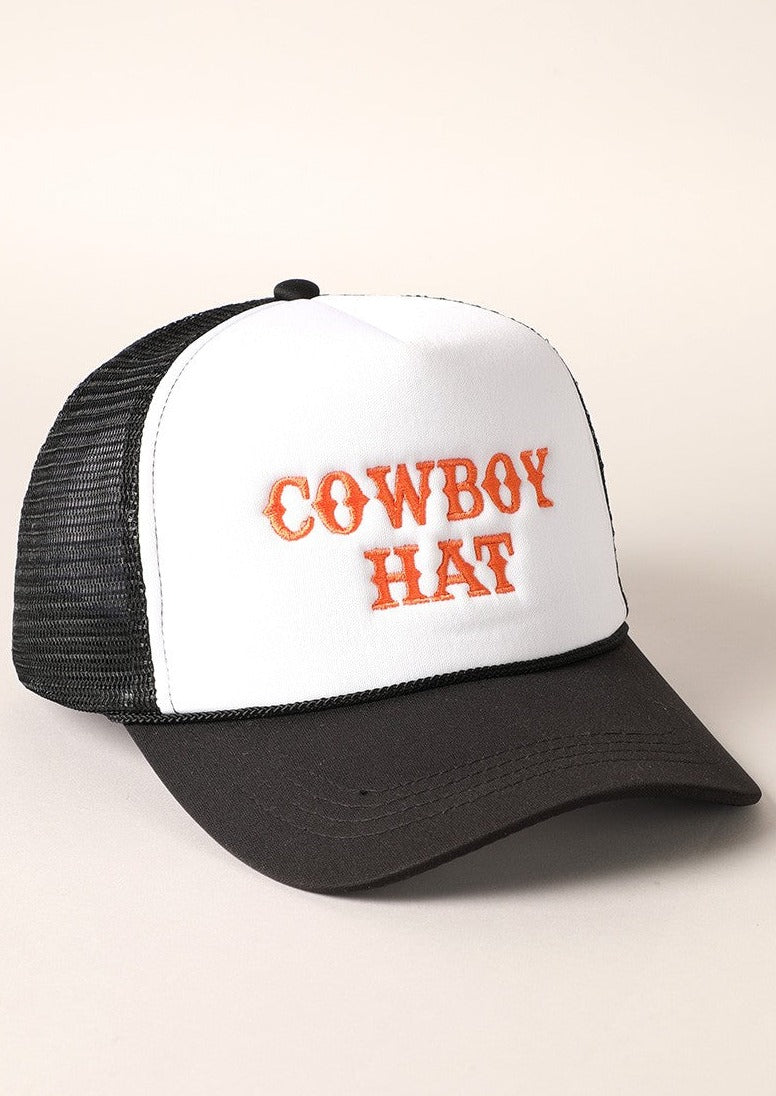 Cowboy Trucker - Black + White