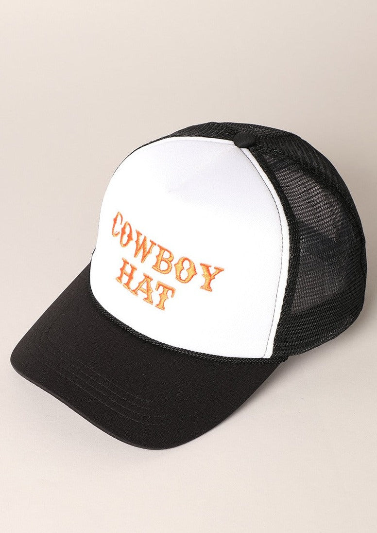 Cowboy Trucker - Black + White