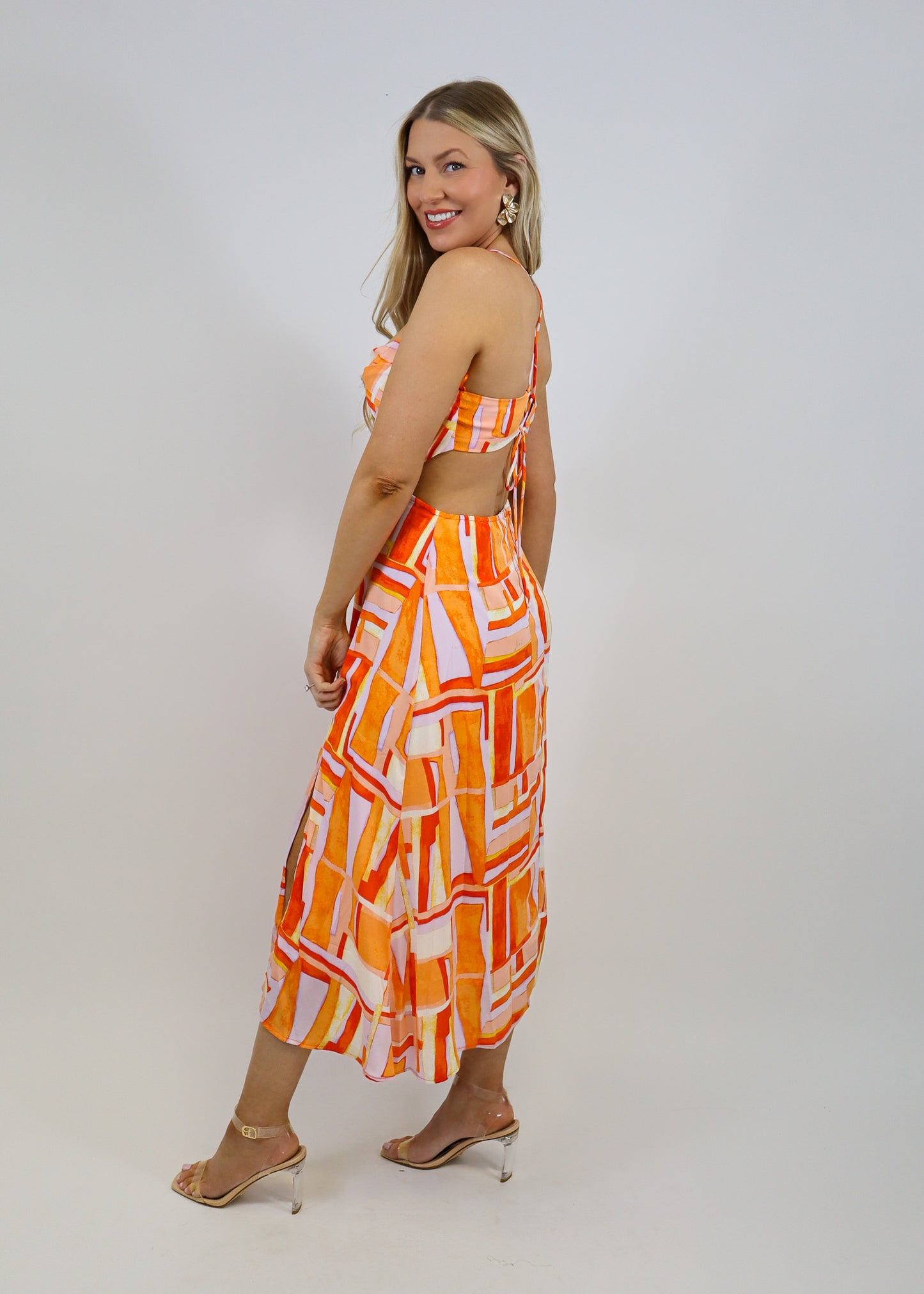 Isn't She Lovely Cutout Midi Dress