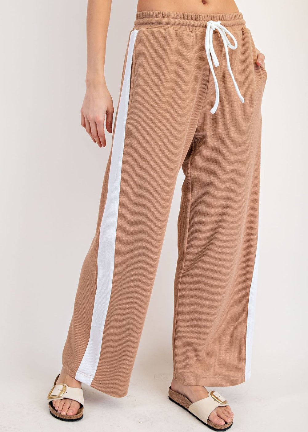Kolby Side Line Pants - Coco