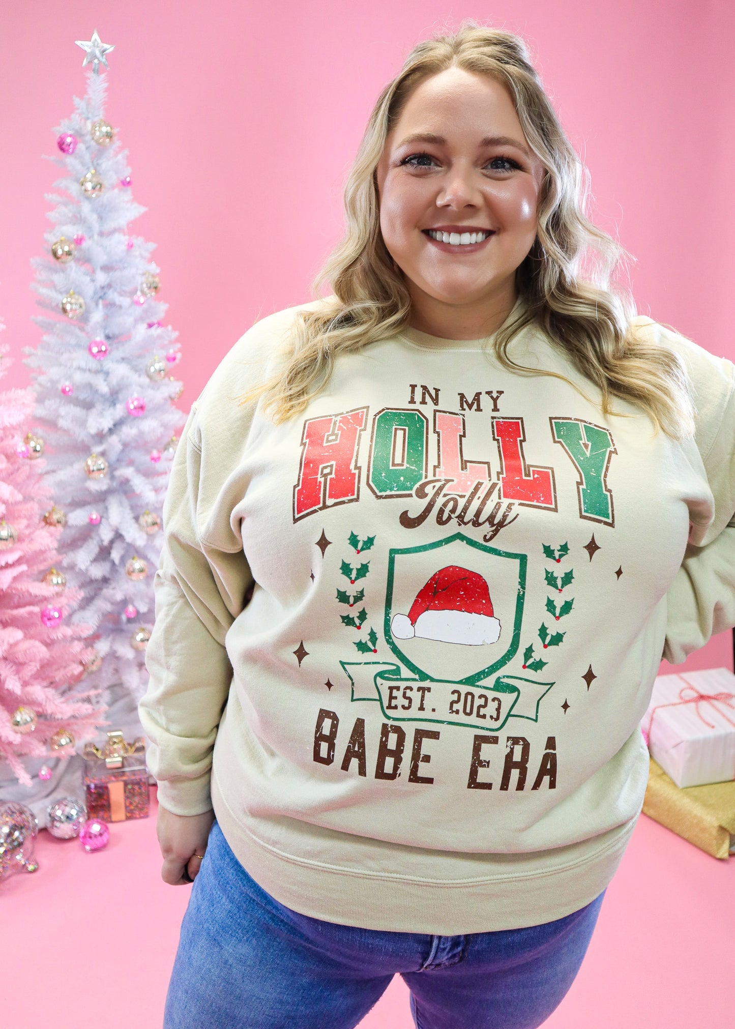 Holly Jolly Babe Era Sweatshirt