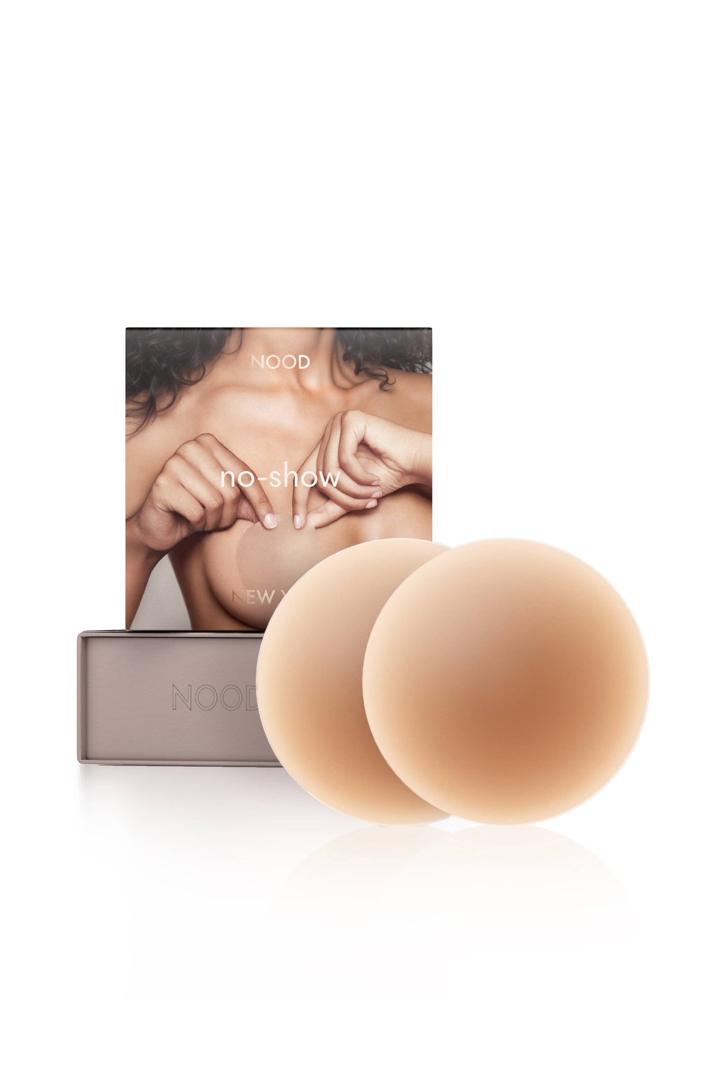 4in. No-Show | Reusable Adhesive Nipple Covers: No 5 Soft Tan