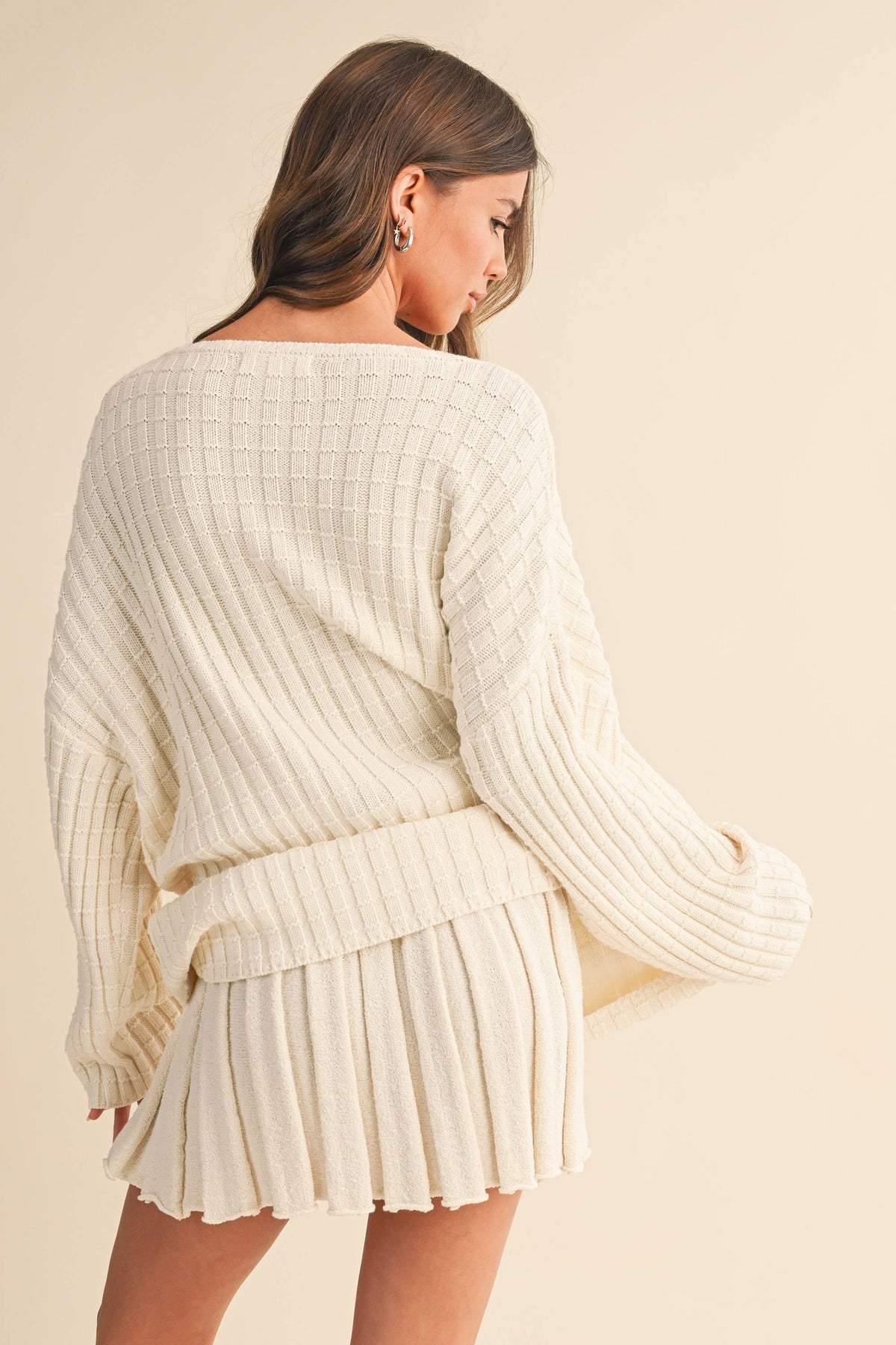 Autumn Belle Sweater & Pleated Skirt Set