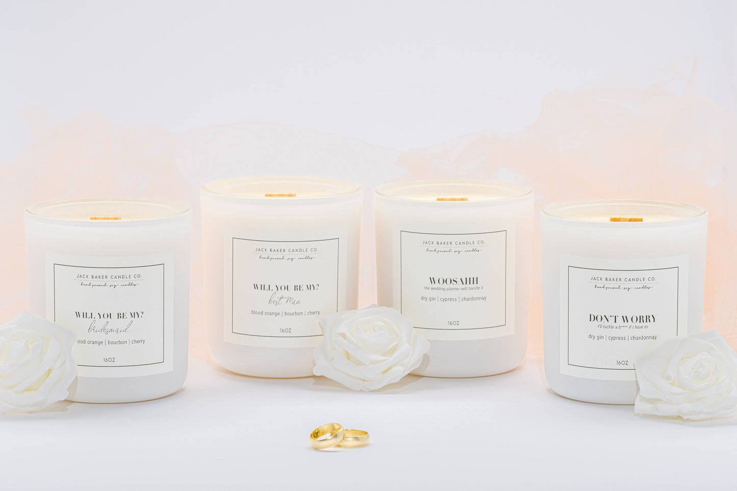 White Linen / Wedding Collection - Don't Worry 16oz