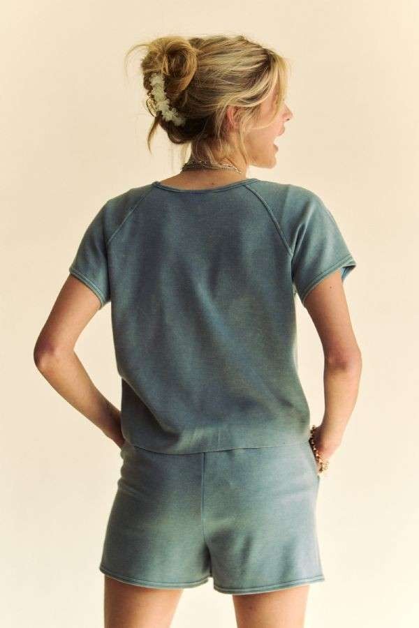 Lex Ash Washed Set - Denim Blue