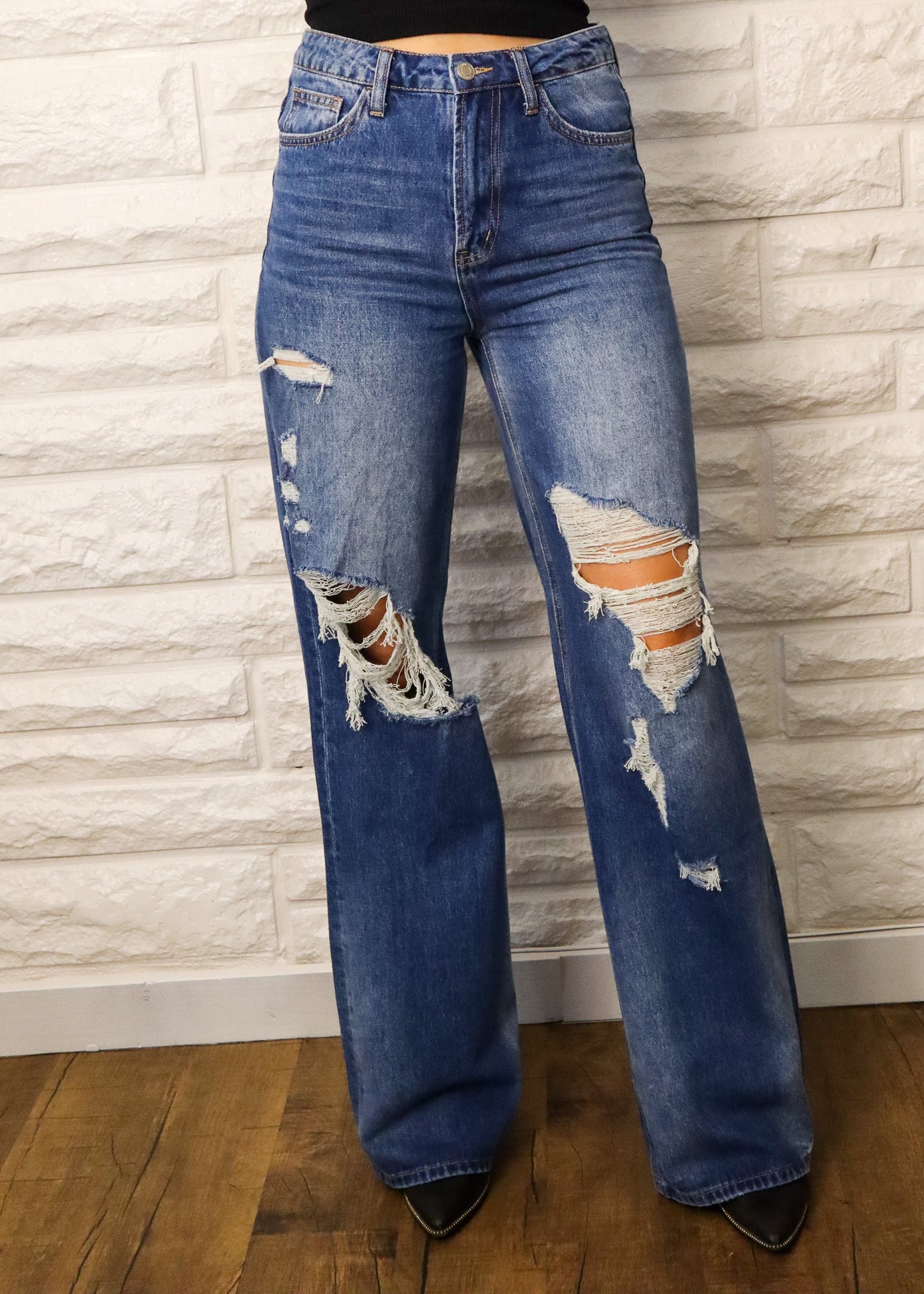 Lindsey 90's Vintage Loose Jeans