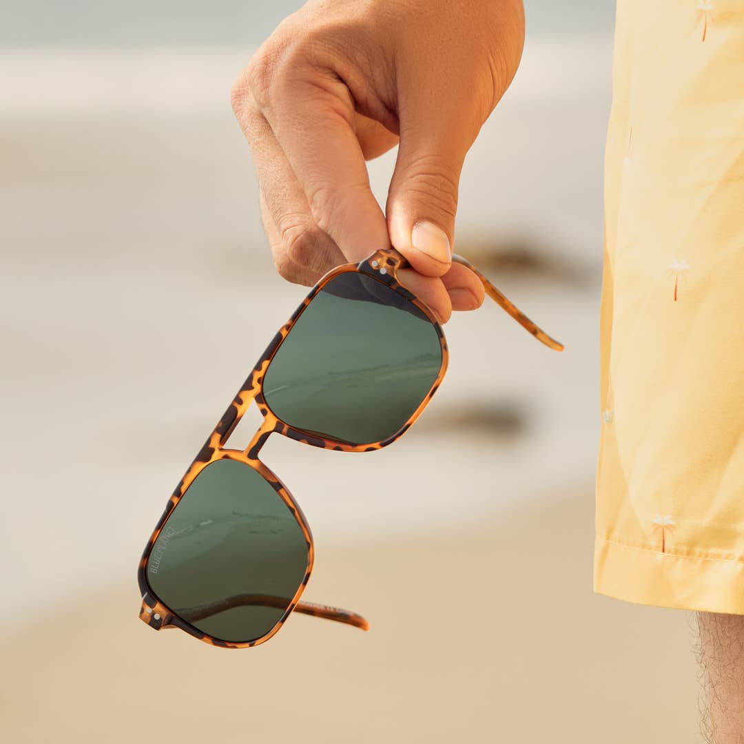 BP19924 - Pedro - Honey Tortoise / Grey-Green Polarized Lens