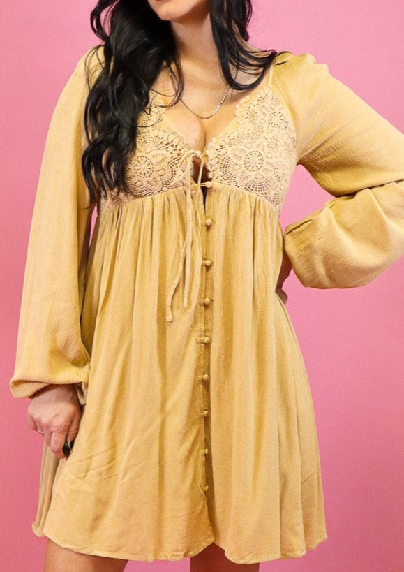 Just What I Needed Babydoll Dress