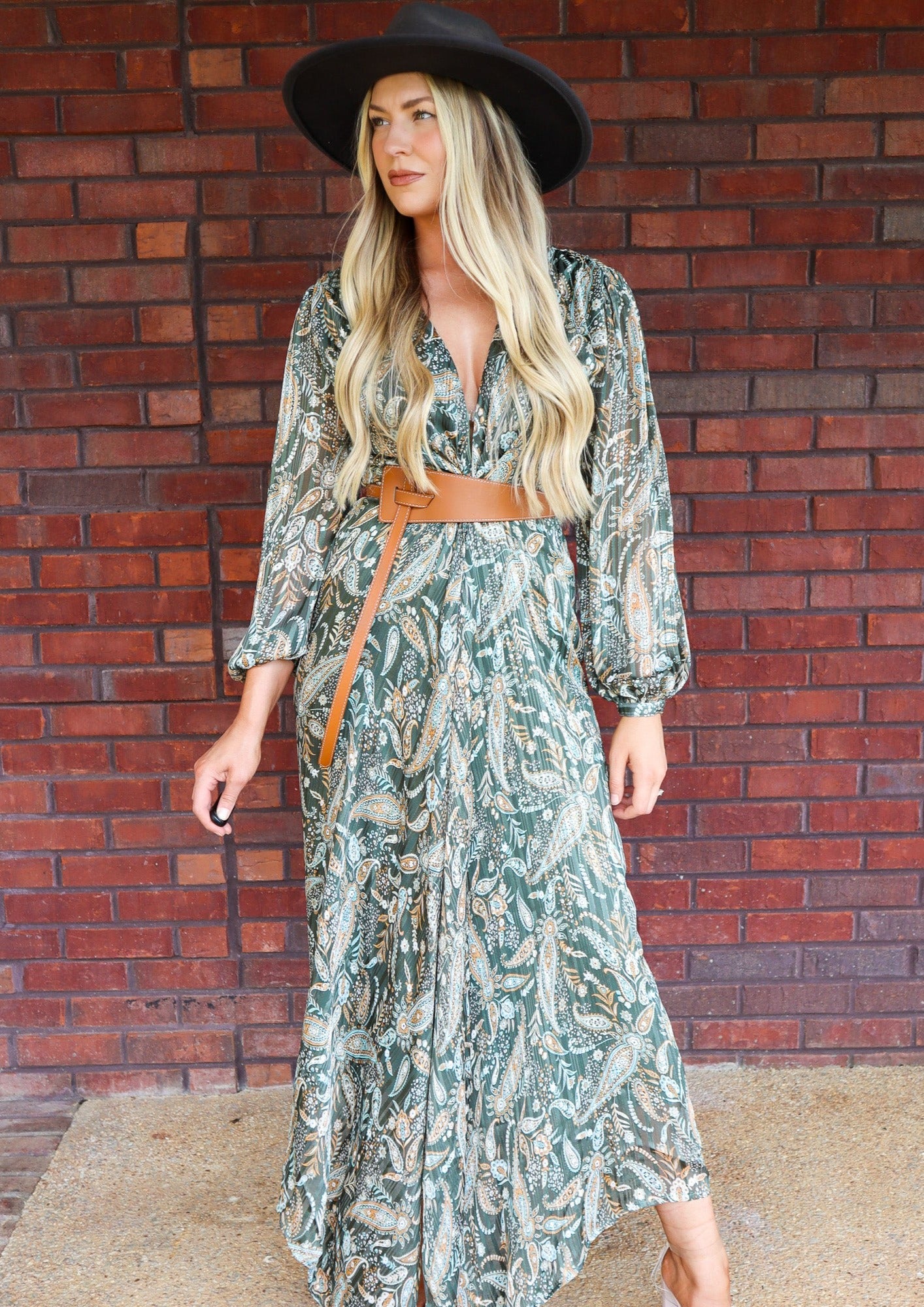 Let Me Love You Paisley Maxi Dress