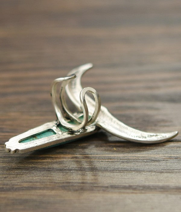 Longhorn Turquoise Ring