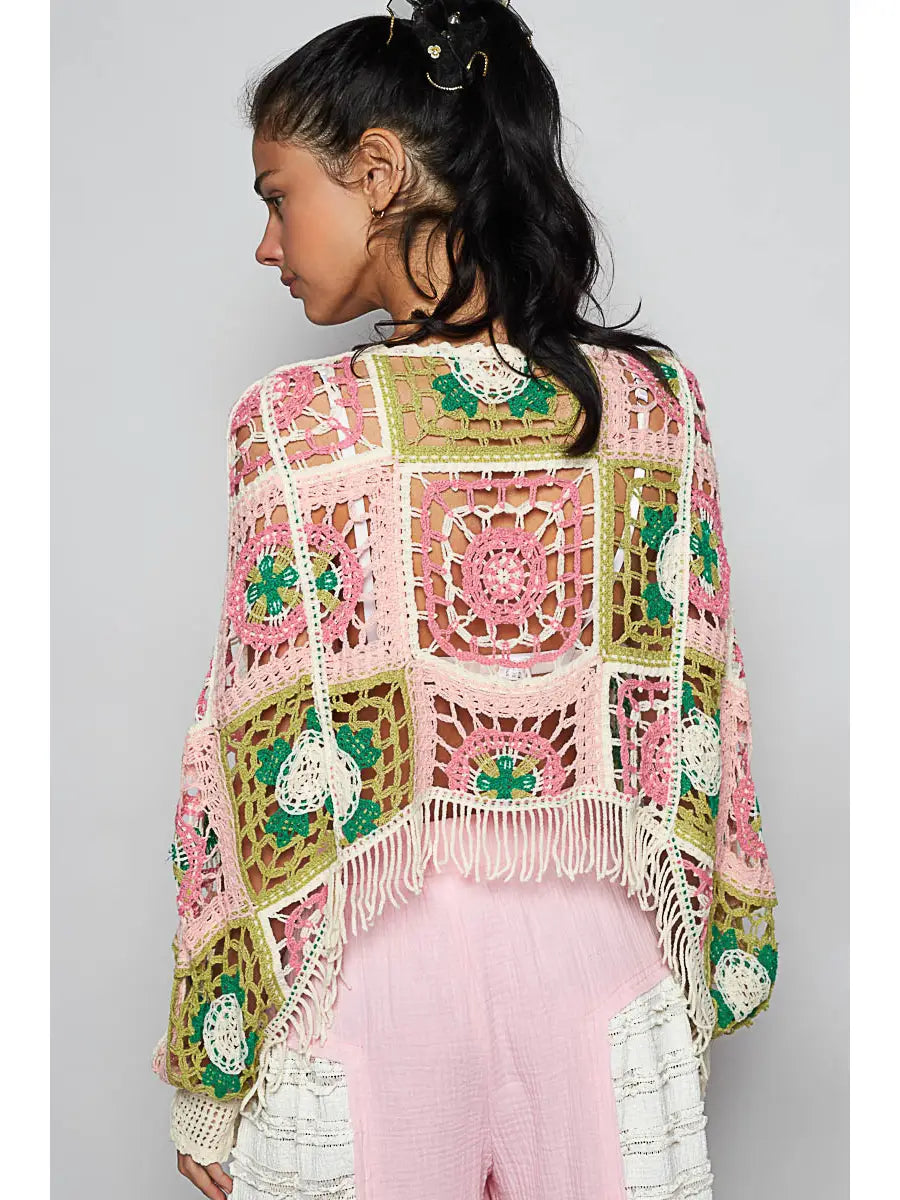 Boho Day Dream Long Sleeve Crochet Top