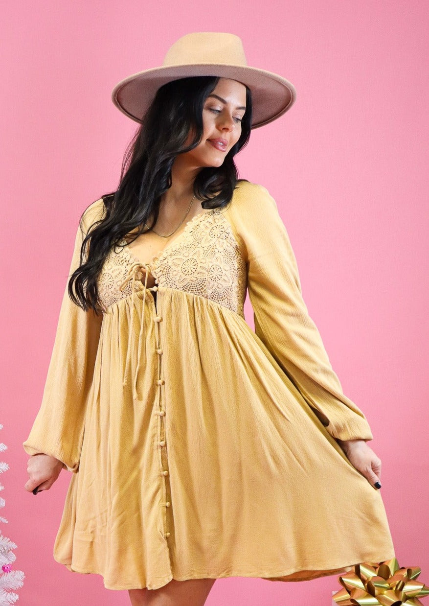 Just What I Needed Babydoll Dress