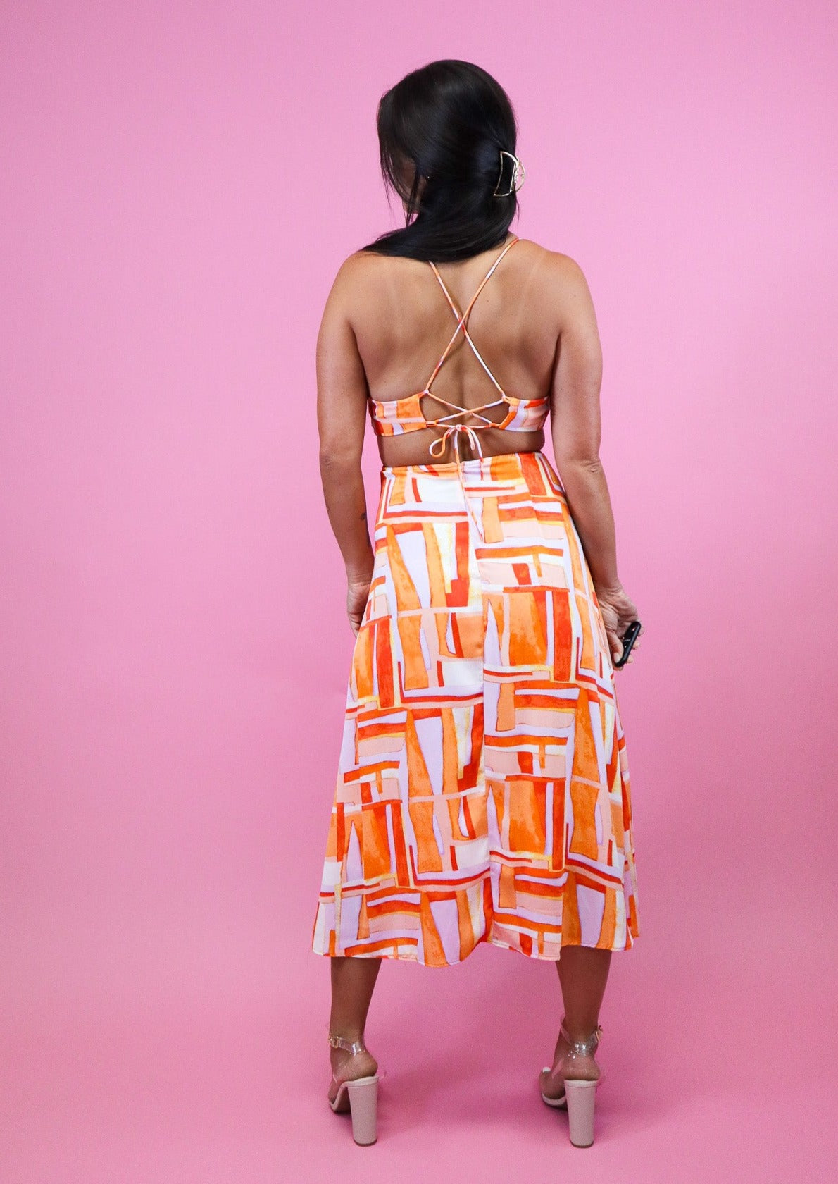 Isn't She Lovely Cutout Midi Dress