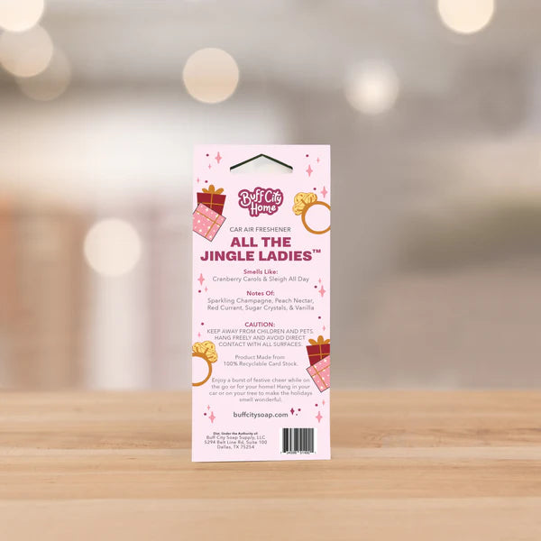 All The Jingle Ladies Car Air Freshener