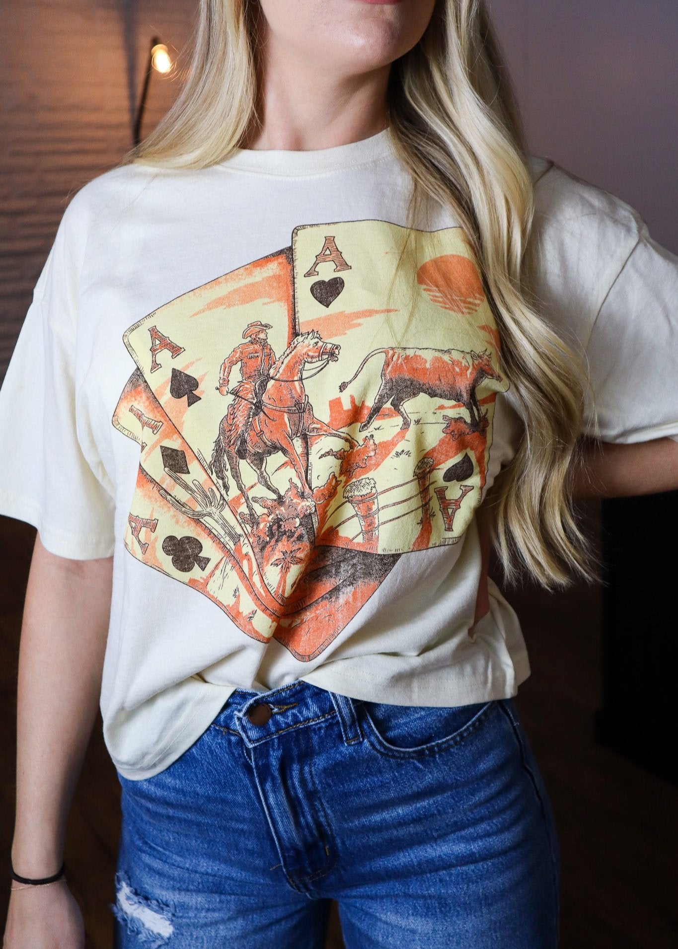Ace Cowboy Card Tee
