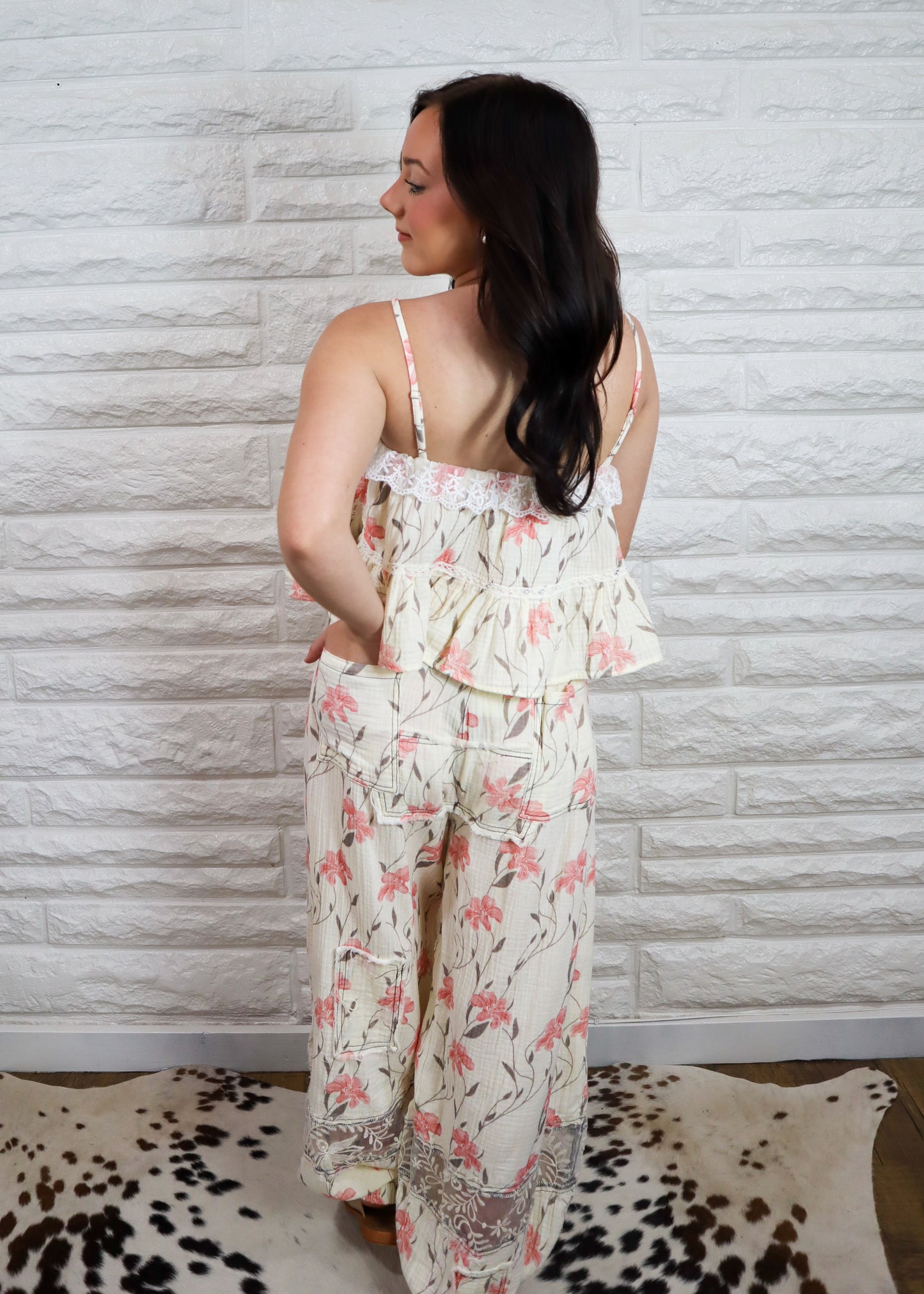 Juliet Lace Tie Joggers