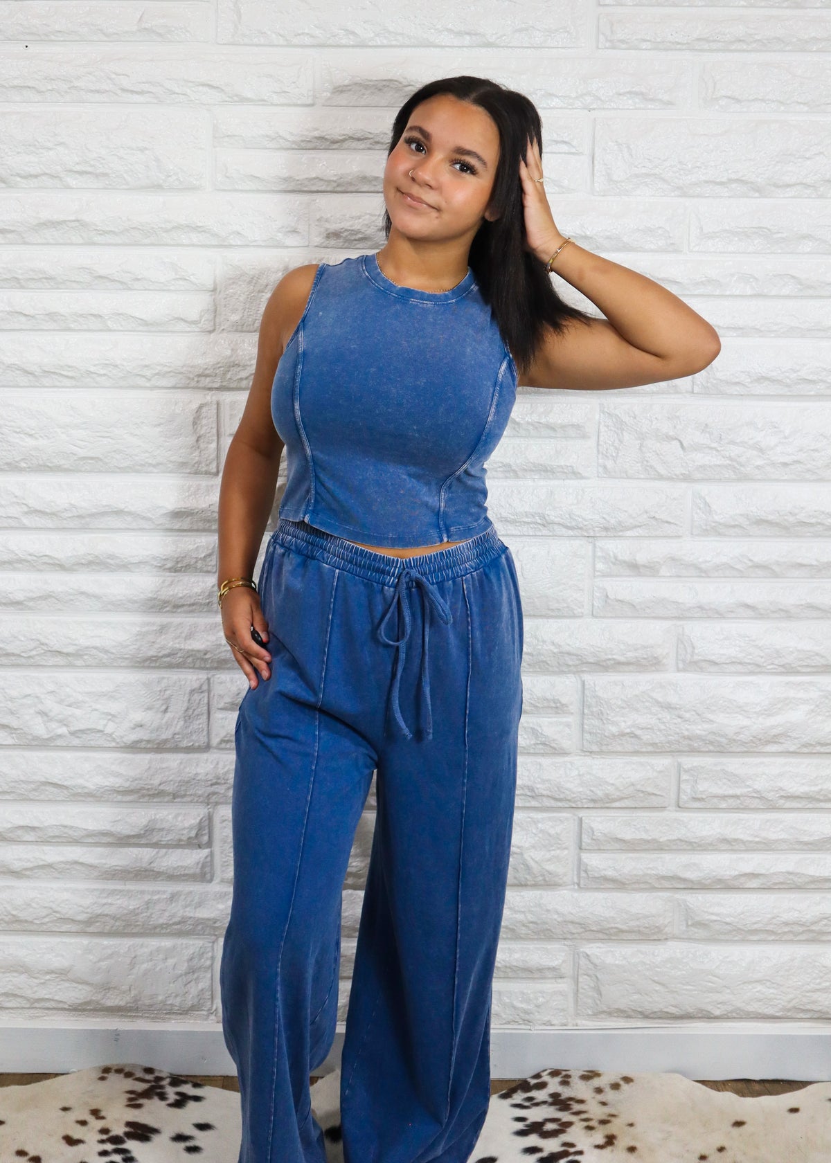 Wander West Lounge Set - Navy