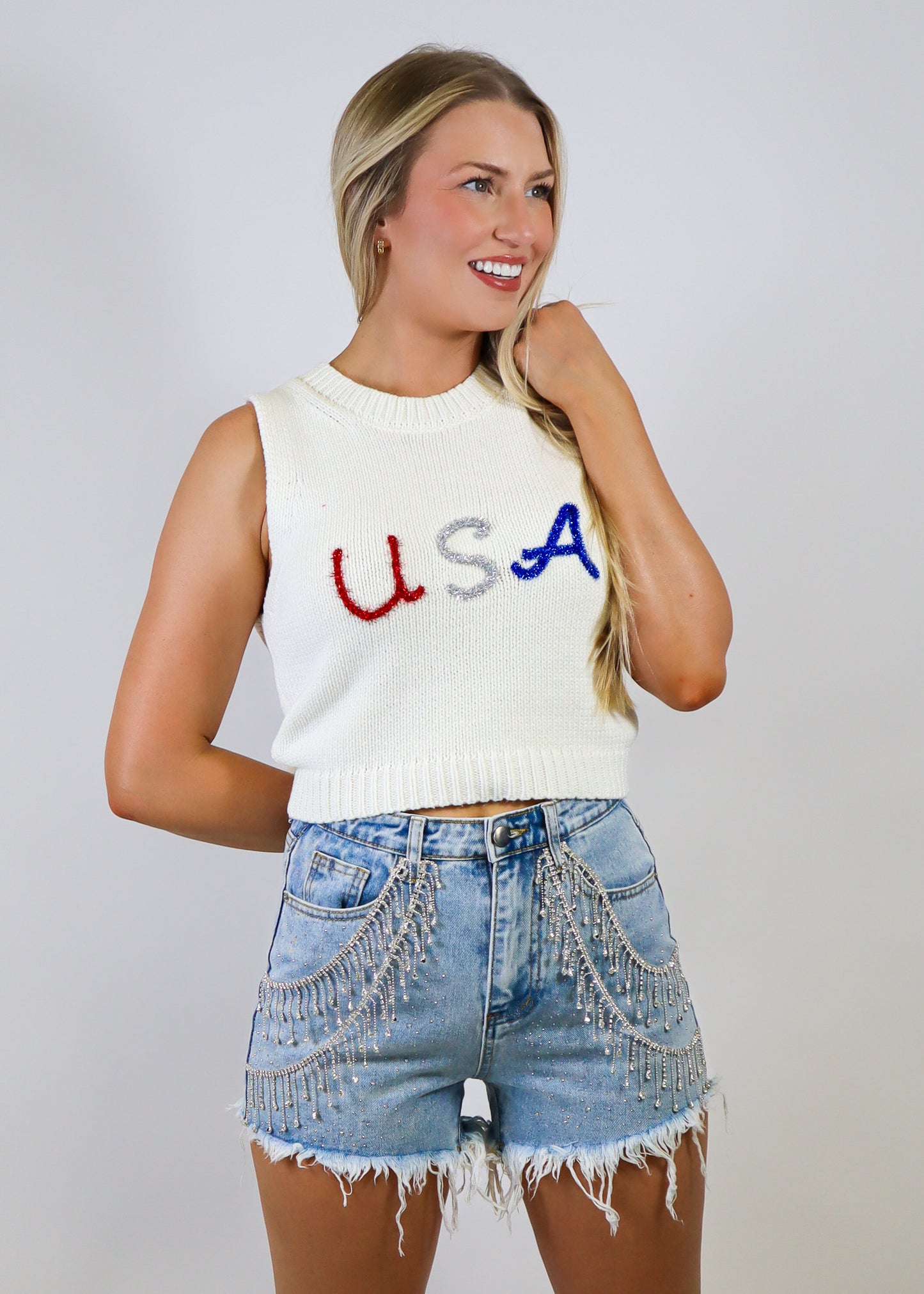 USA Sweater Tank