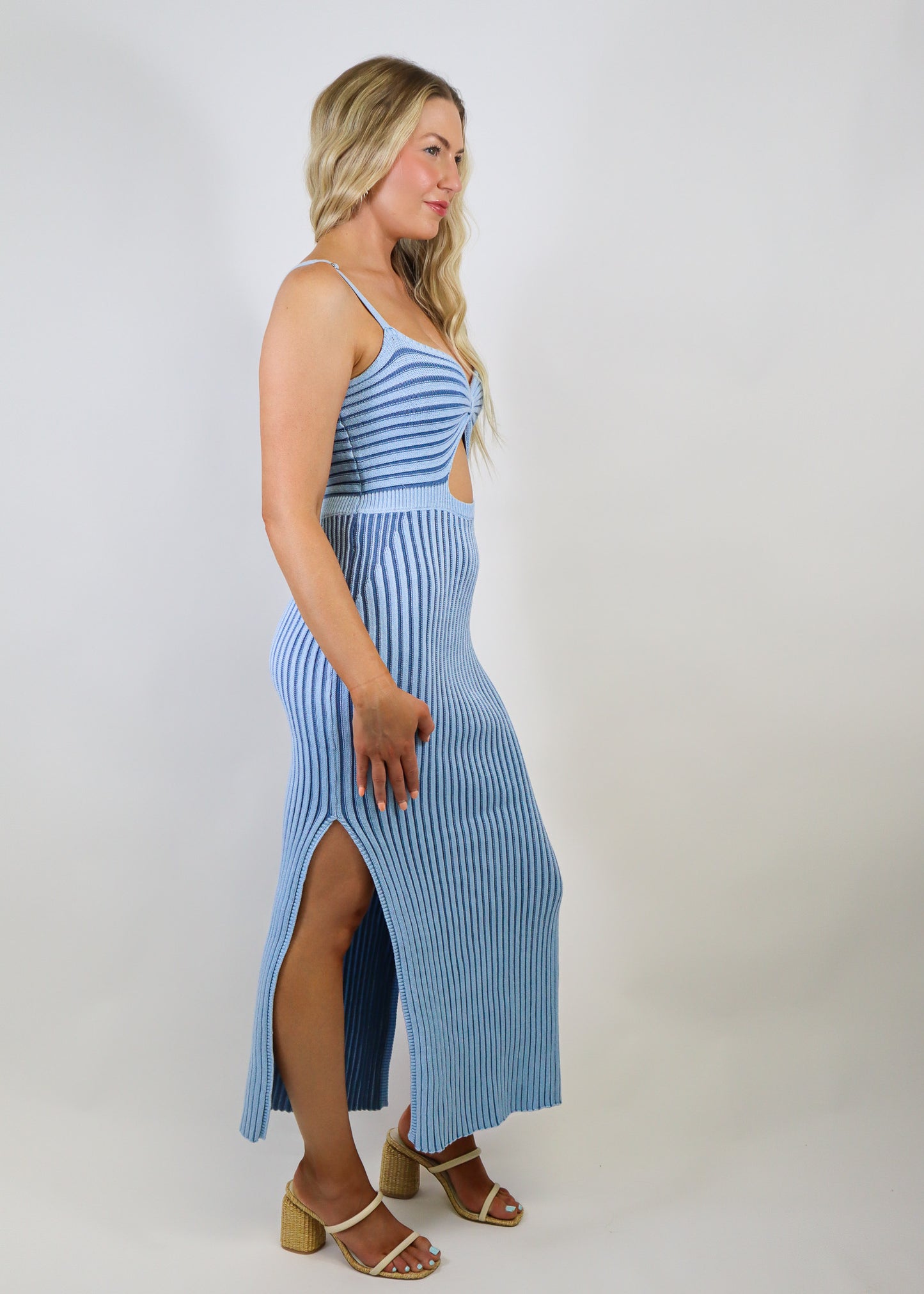 Coastal Dreaming Midi - Blue