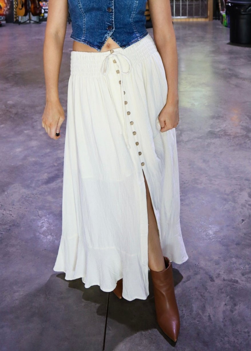 Bradyn Boho Tiered Skirt
