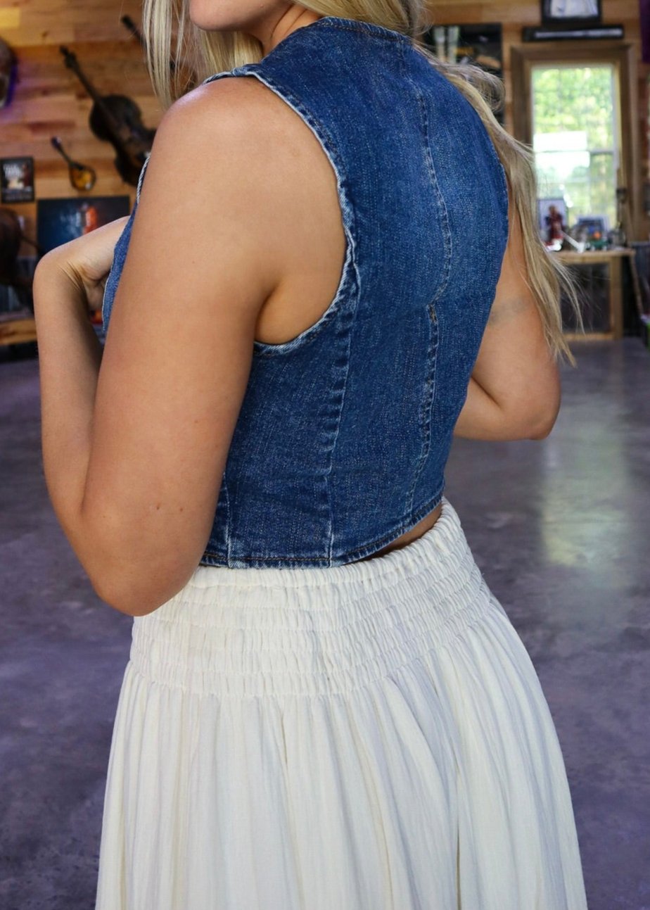 Willow Denim Vest