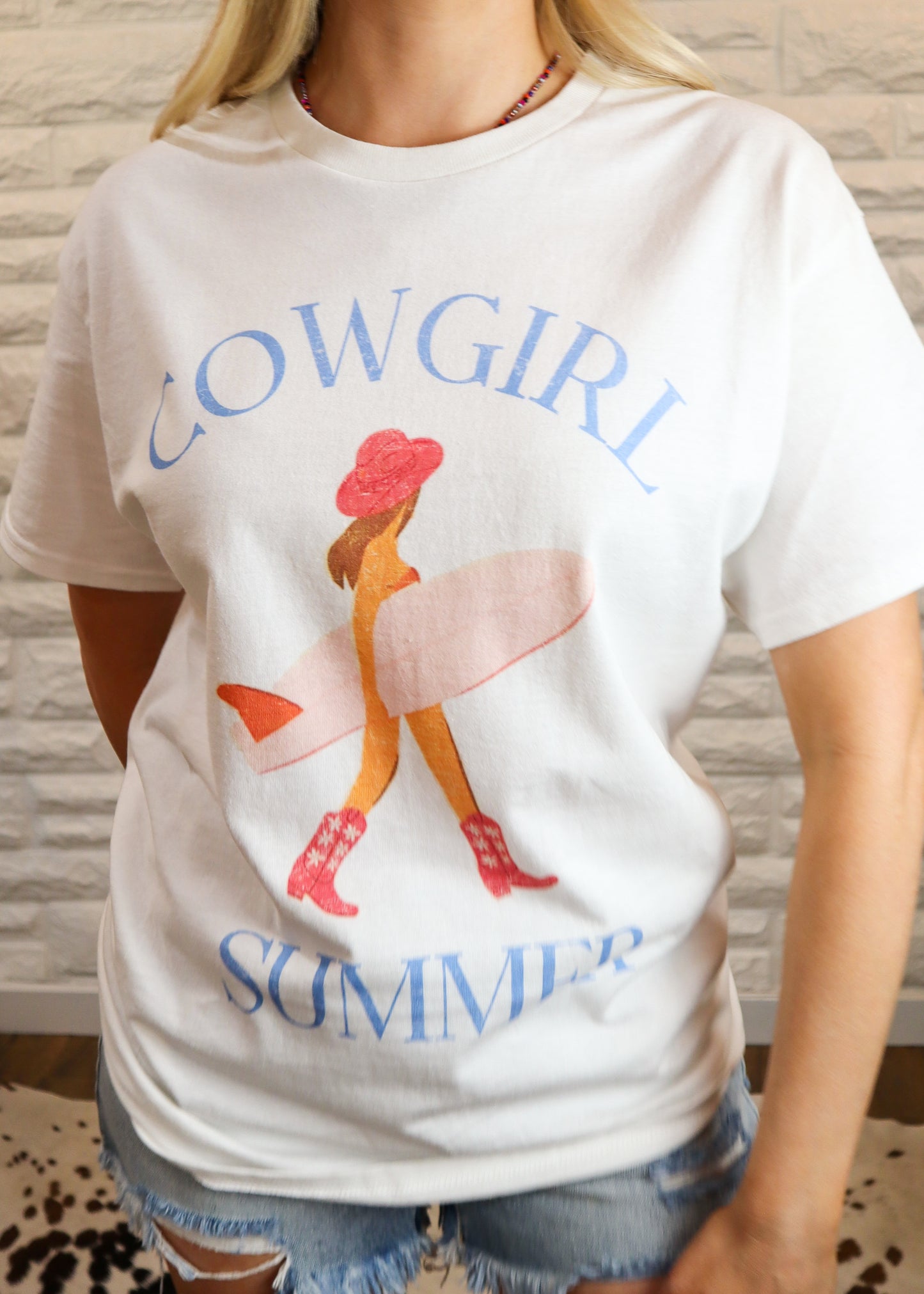 Cowgirl Summer Oversized Graphic Tee