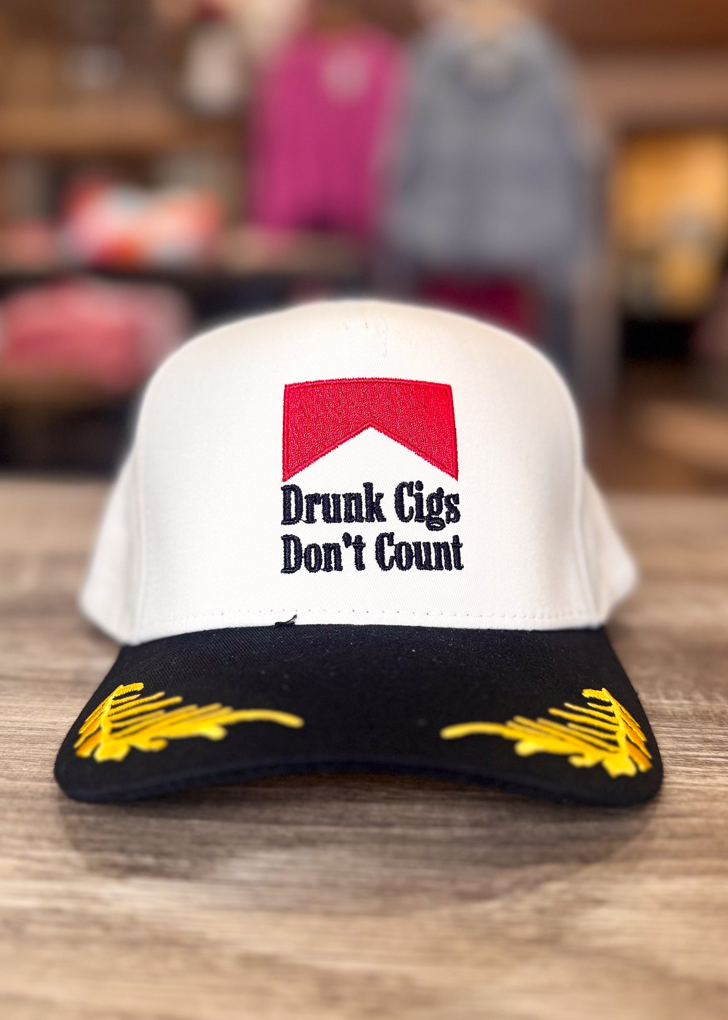 Drunk Cigs Don't Count Trucker Hat