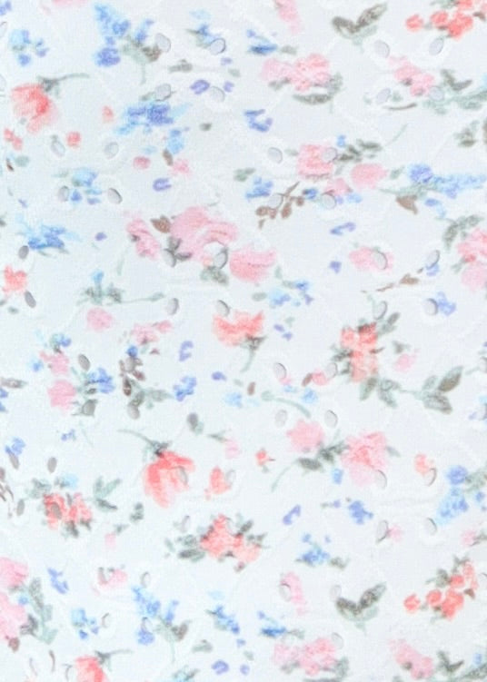 Ditsy White Floral Bodysuit