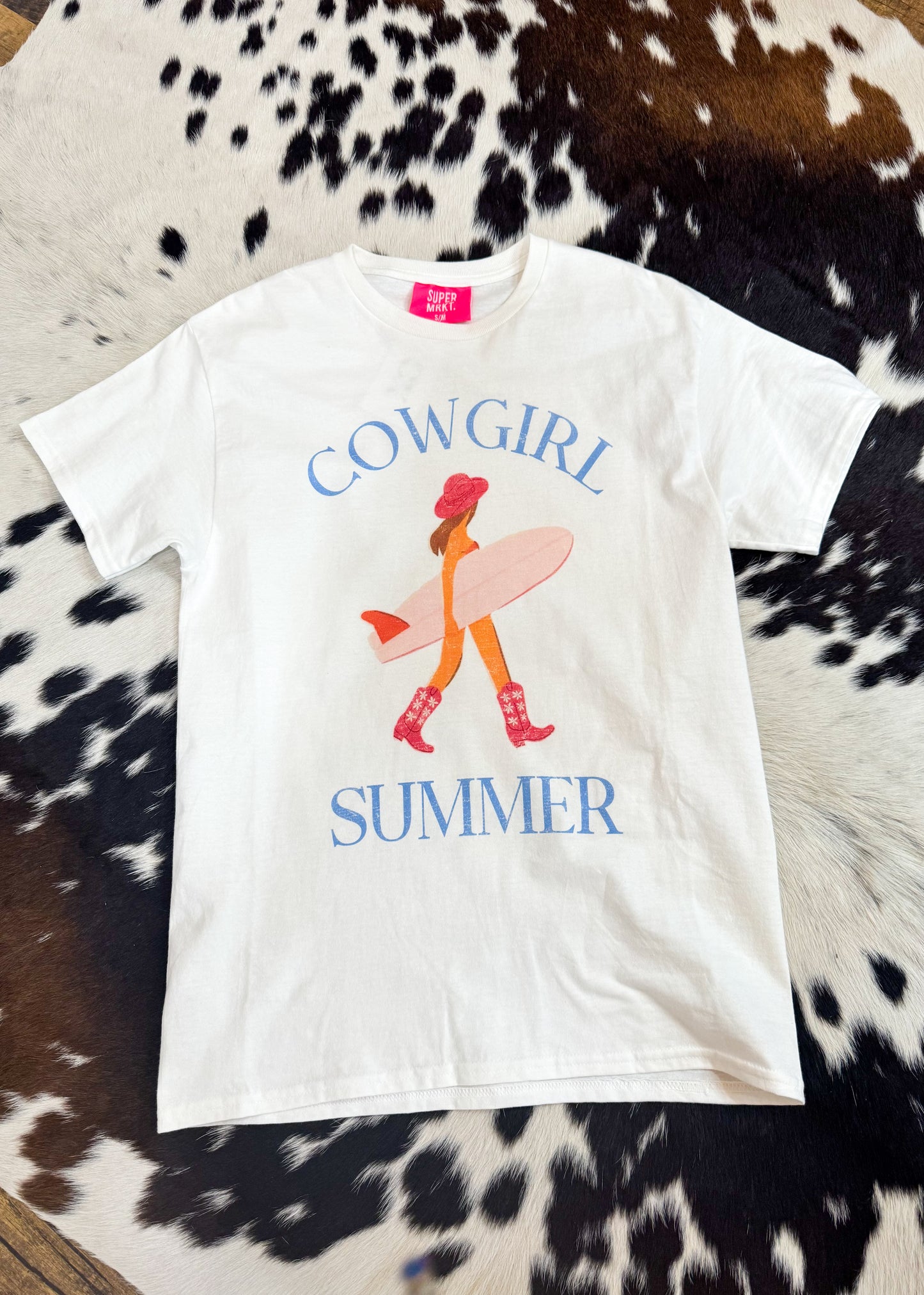 Cowgirl Summer Oversized Graphic Tee