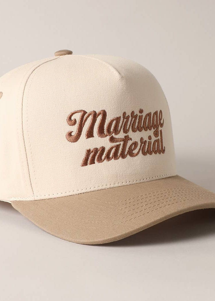 Marriage Material Two Tone Trucker Hat