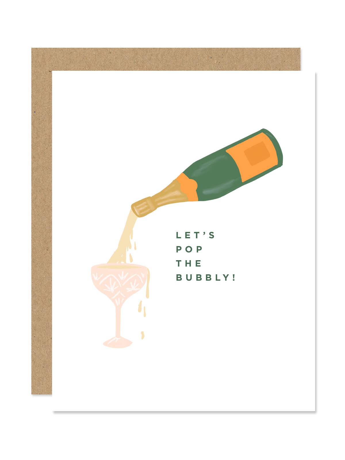 Let's Pop the Bubbly Card