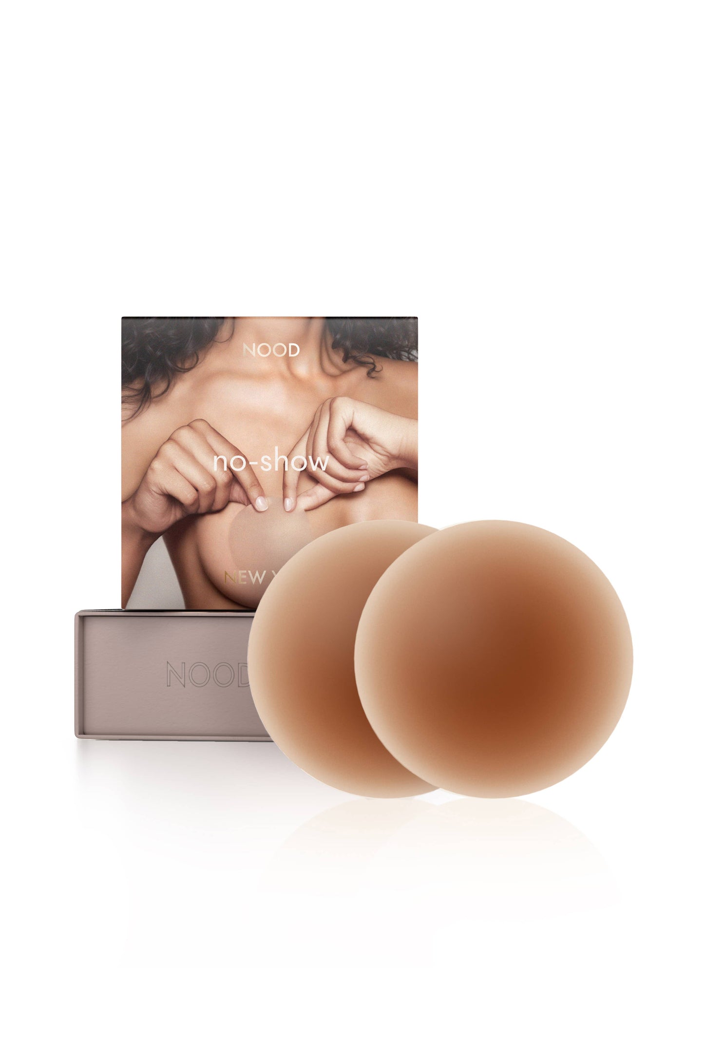 3in. No-Show | Reusable Adhesive Nipple Covers: No 5 Soft Tan