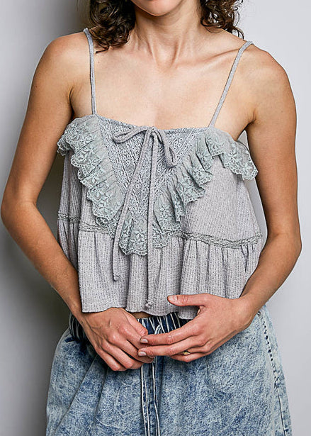 Stella Lace Tie Top