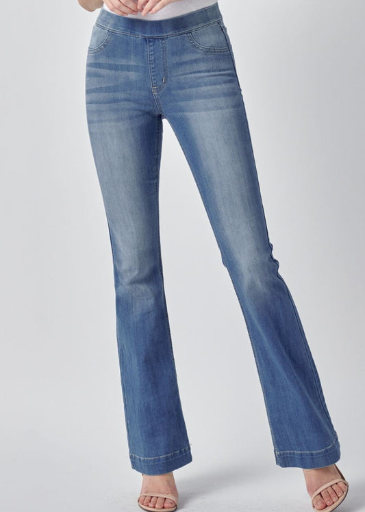 Jessi Medium Wash Flare Jeggings