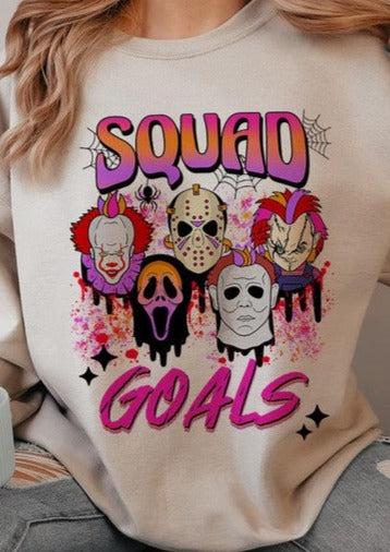 Squad Goals Graphic Sweatshirt