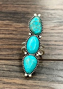 Turquoise Adjustable Ring