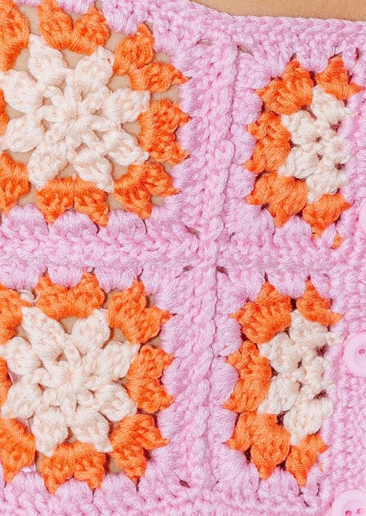 Caroline Crochet Crop Top