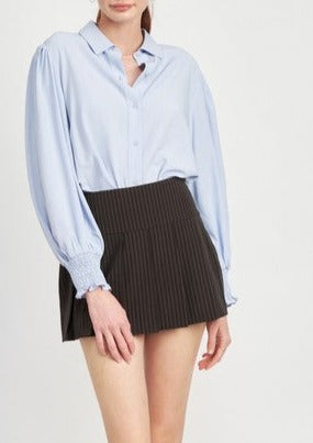 Slyvie Classic Button Down Top