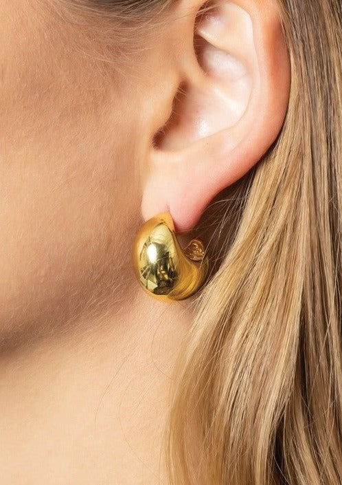 Kendall Gold-Dipped Post Earring
